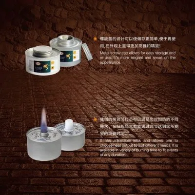 200G DEG Wick Chafing Fuel-de veiligste brandstof voor Buffet